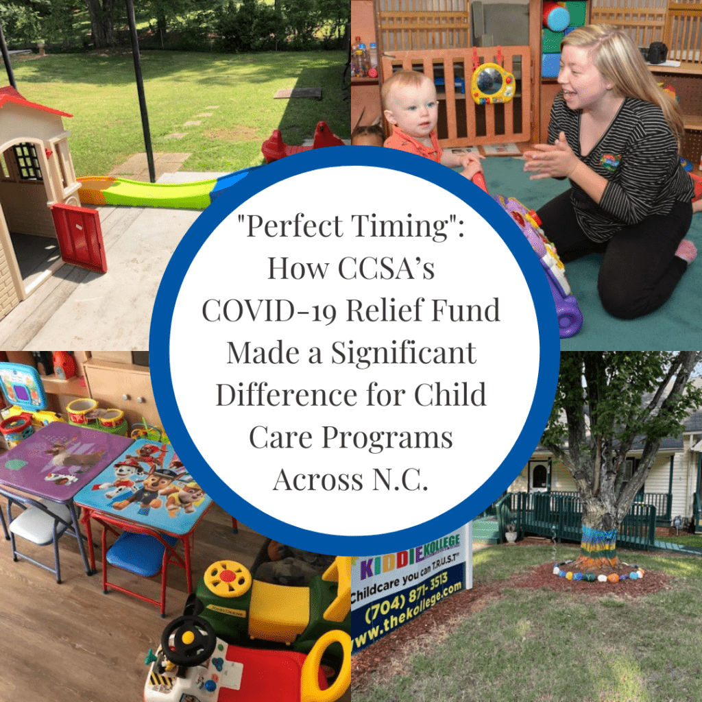 How CCSA's COVID-19 Relief Fund made a significant difference for child care programs across N.C.
